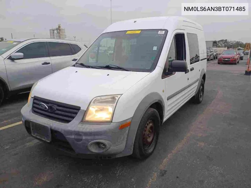 2011 Ford Transit Connect Xl VIN: NM0LS6AN3BT071485 Lot: 40789084