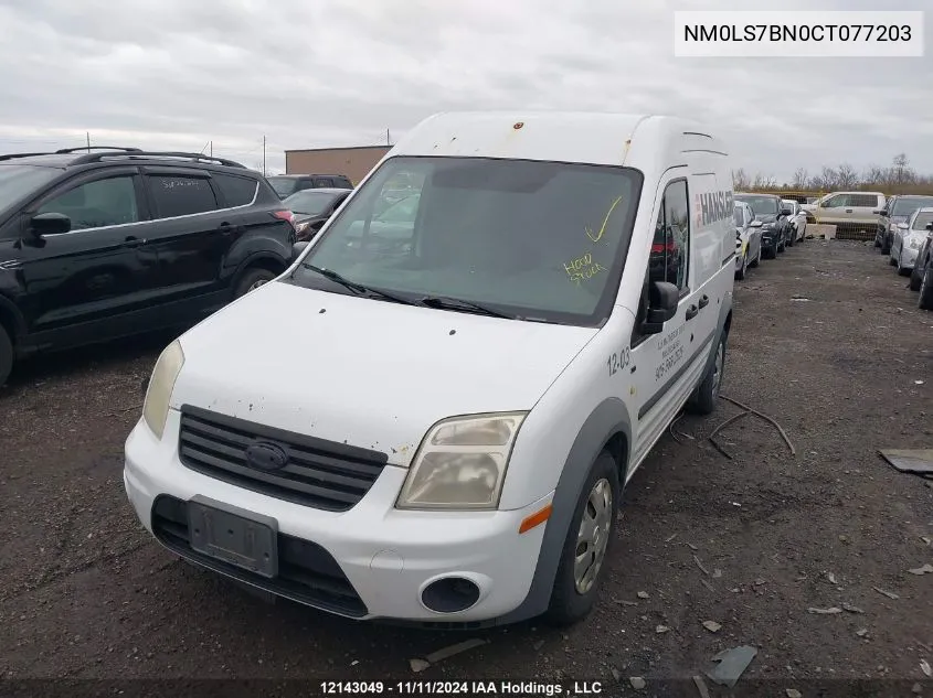 2012 Ford Transit Connect Xlt VIN: NM0LS7BN0CT077203 Lot: 12143049