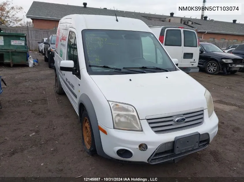 2012 Ford Transit Connect Xlt VIN: NM0KS9BN5CT103074 Lot: 12145887