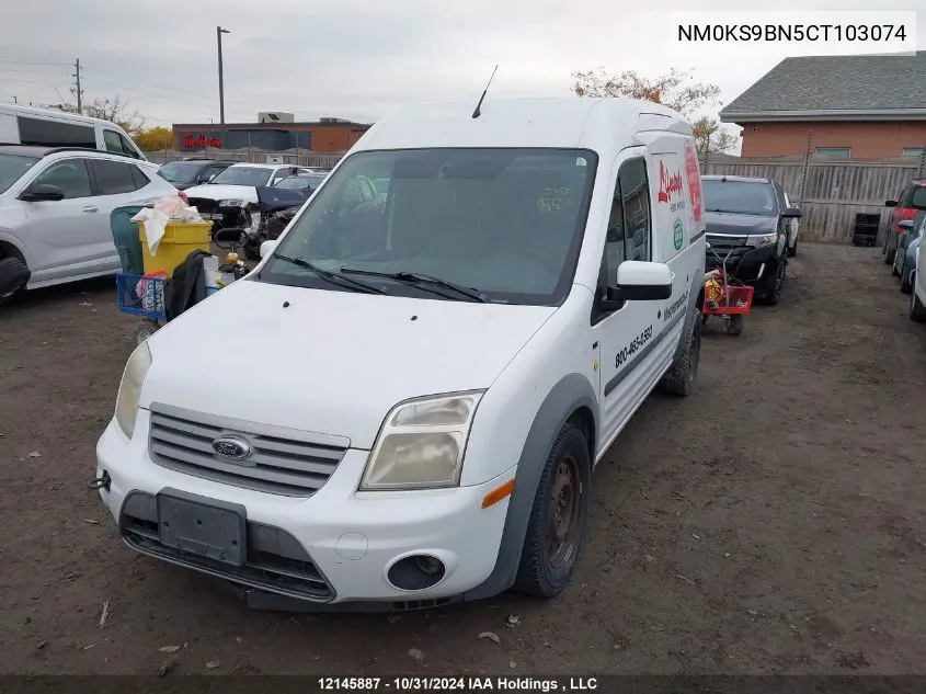 2012 Ford Transit Connect Xlt VIN: NM0KS9BN5CT103074 Lot: 12145887