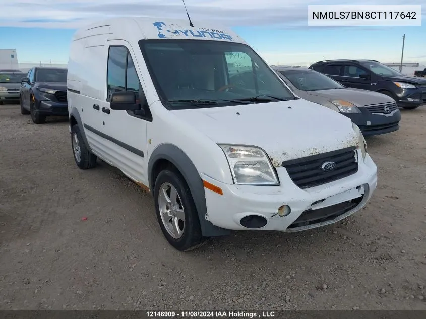 2012 Ford Transit Connect Xlt VIN: NM0LS7BN8CT117642 Lot: 12146909