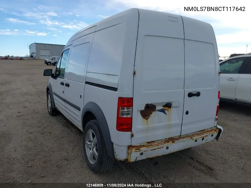 2012 Ford Transit Connect Xlt VIN: NM0LS7BN8CT117642 Lot: 12146909