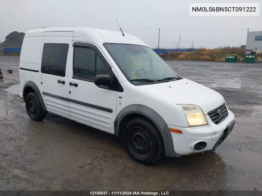 2012 Ford Transit Connect Xlt VIN: NM0LS6BN5CT091222 Lot: 12155037