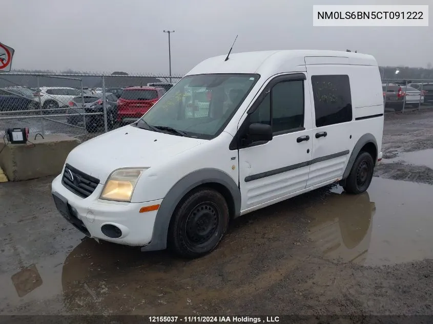 2012 Ford Transit Connect Xlt VIN: NM0LS6BN5CT091222 Lot: 12155037