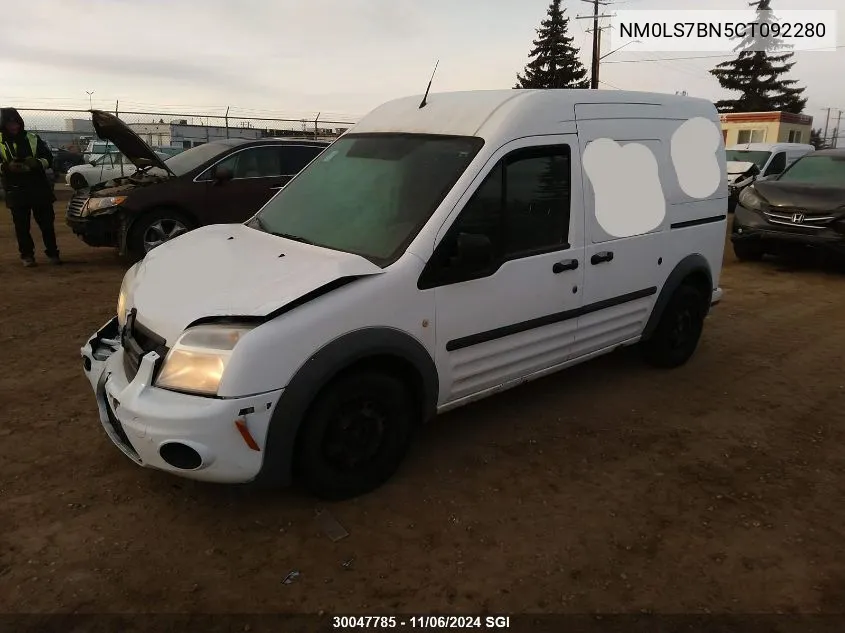 2012 Ford Transit Connect Xlt VIN: NM0LS7BN5CT092280 Lot: 30047785