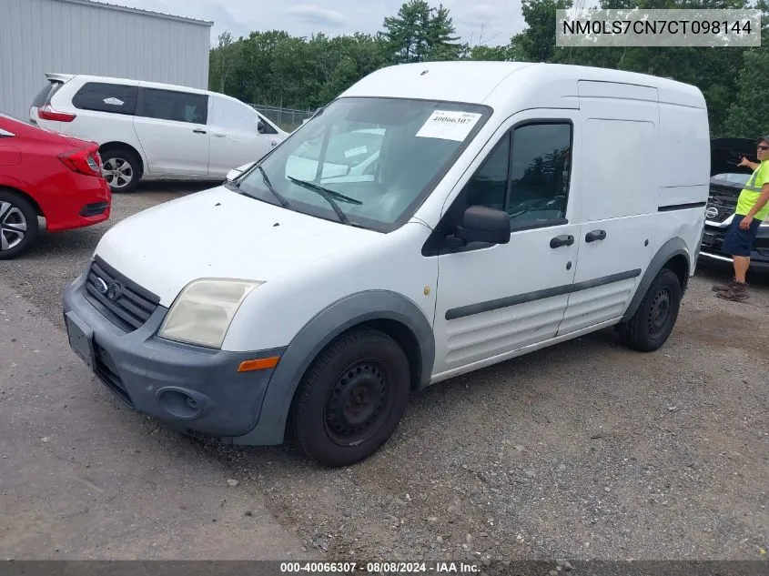 2012 Ford Transit Connect Xl VIN: NM0LS7CN7CT098144 Lot: 40066307