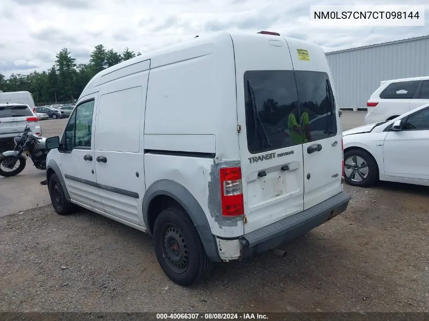 2012 Ford Transit Connect Xl VIN: NM0LS7CN7CT098144 Lot: 40066307