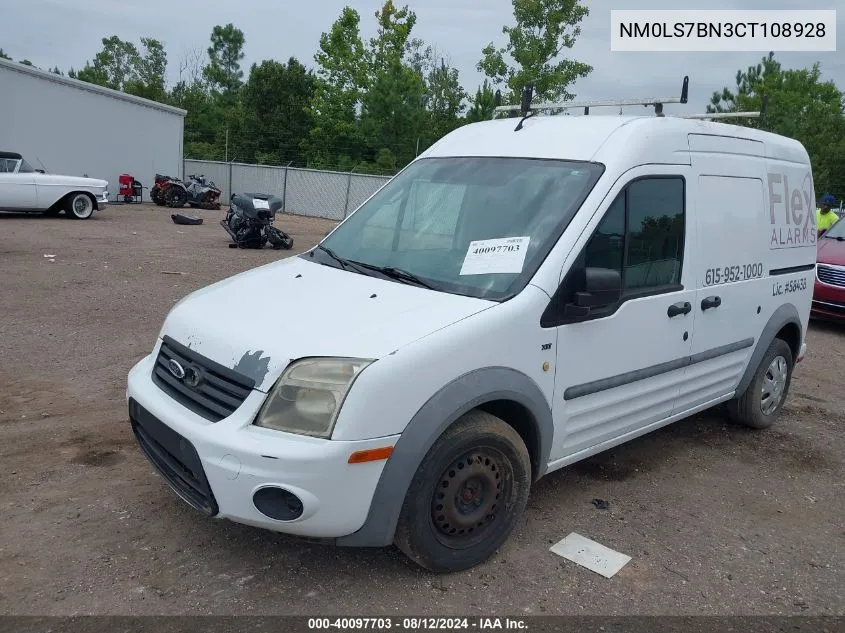 2012 Ford Transit Connect Xlt VIN: NM0LS7BN3CT108928 Lot: 40097703