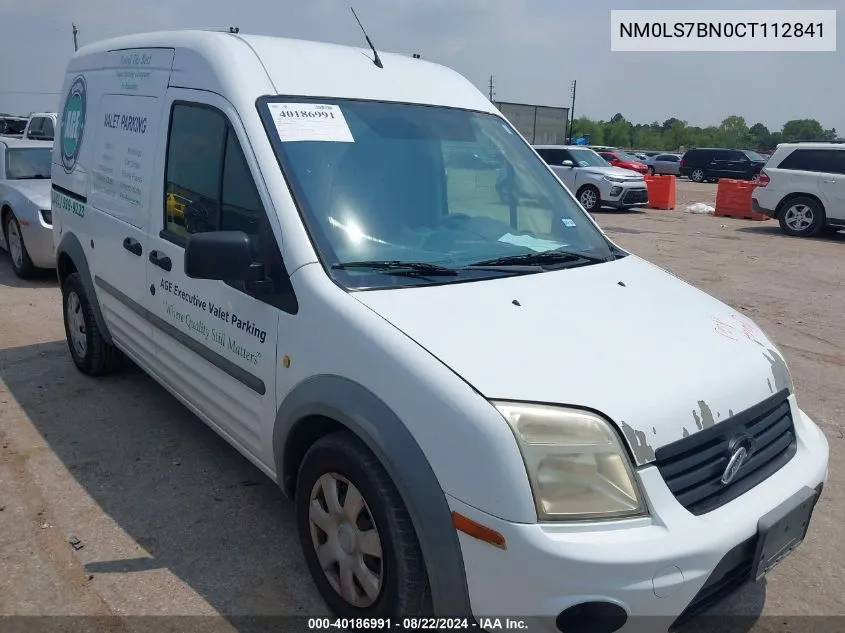 2012 Ford Transit Connect Xlt VIN: NM0LS7BN0CT112841 Lot: 40186991