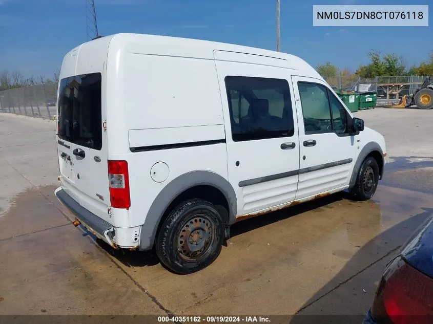 2012 Ford Transit Connect Xlt VIN: NM0LS7DN8CT076118 Lot: 40351162