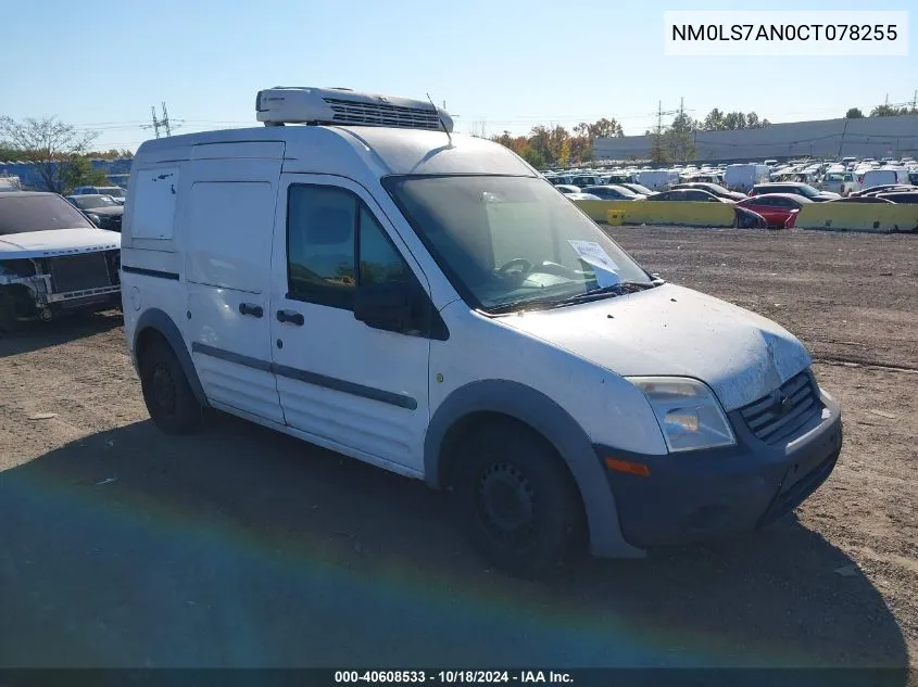 2012 Ford Transit Connect Xl VIN: NM0LS7AN0CT078255 Lot: 40608533