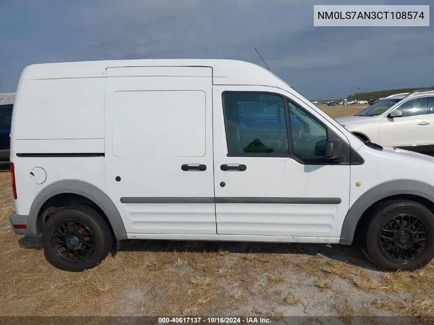 2012 Ford Transit Connect Xl VIN: NM0LS7AN3CT108574 Lot: 40617137