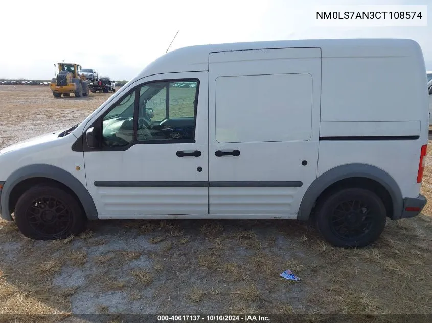 2012 Ford Transit Connect Xl VIN: NM0LS7AN3CT108574 Lot: 40617137