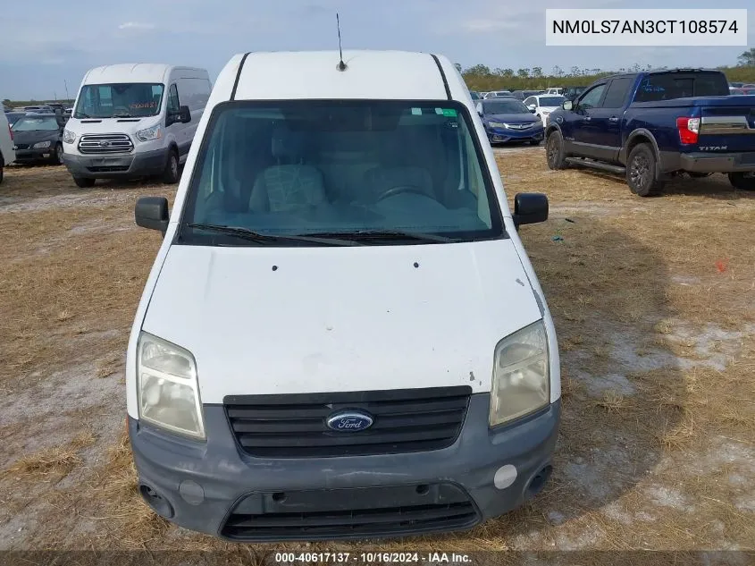 2012 Ford Transit Connect Xl VIN: NM0LS7AN3CT108574 Lot: 40617137