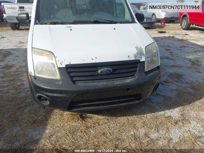 2012 Ford Transit Connect Xl VIN: NM0LS7CN7CT111944 Lot: 40633985