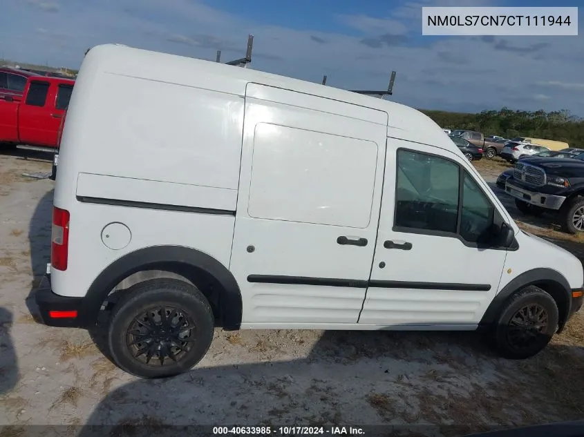 2012 Ford Transit Connect Xl VIN: NM0LS7CN7CT111944 Lot: 40633985