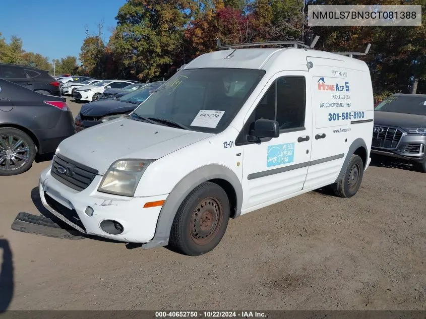 2012 Ford Transit Connect Xlt VIN: NM0LS7BN3CT081388 Lot: 40652750