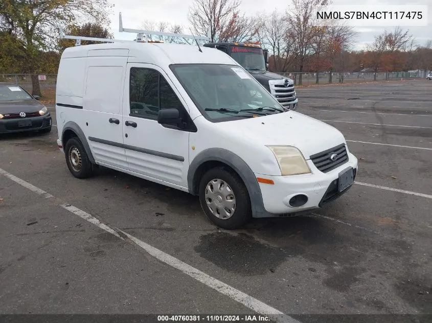 2012 Ford Transit Connect Xlt VIN: NM0LS7BN4CT117475 Lot: 40760381