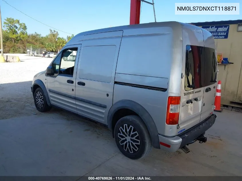 2012 Ford Transit Connect Xlt VIN: NM0LS7DNXCT118871 Lot: 40769826