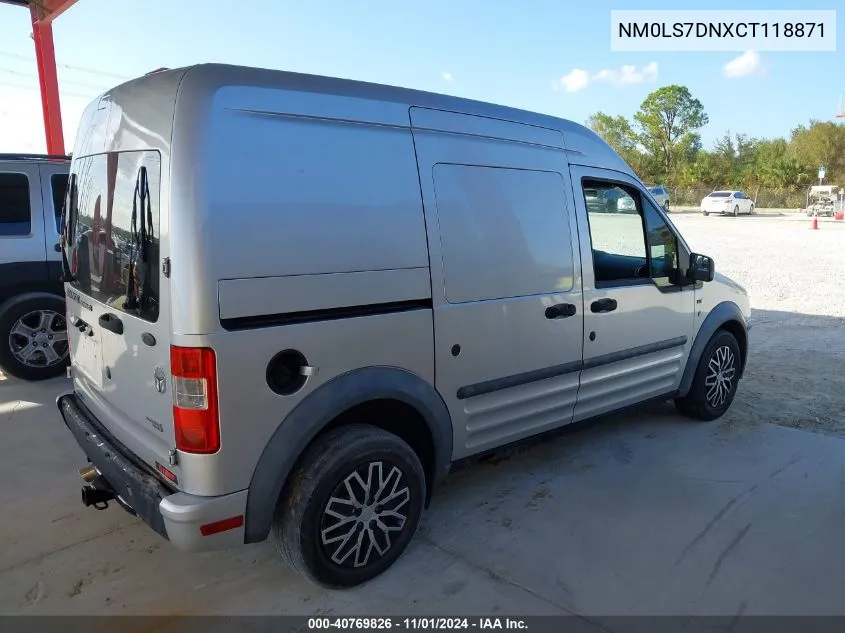 2012 Ford Transit Connect Xlt VIN: NM0LS7DNXCT118871 Lot: 40769826