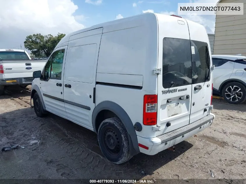 2012 Ford Transit Connect Xlt VIN: NM0LS7DN2CT077443 Lot: 40779393