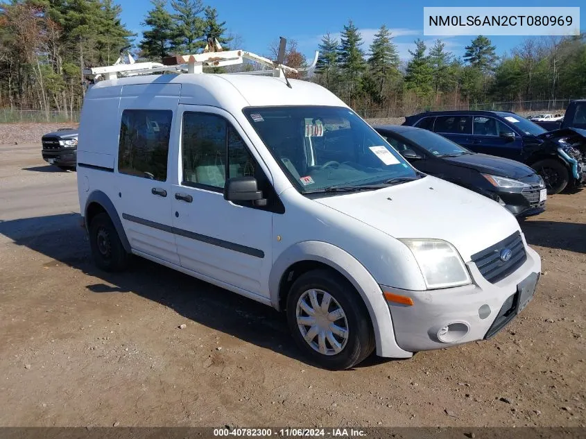 2012 Ford Transit Connect Xl VIN: NM0LS6AN2CT080969 Lot: 40782300