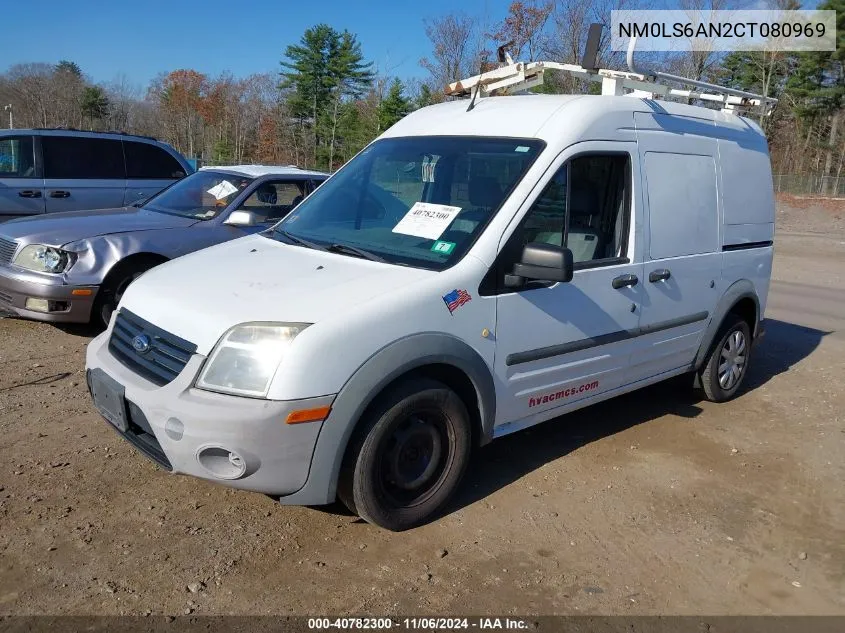 2012 Ford Transit Connect Xl VIN: NM0LS6AN2CT080969 Lot: 40782300