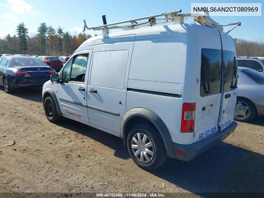 2012 Ford Transit Connect Xl VIN: NM0LS6AN2CT080969 Lot: 40782300