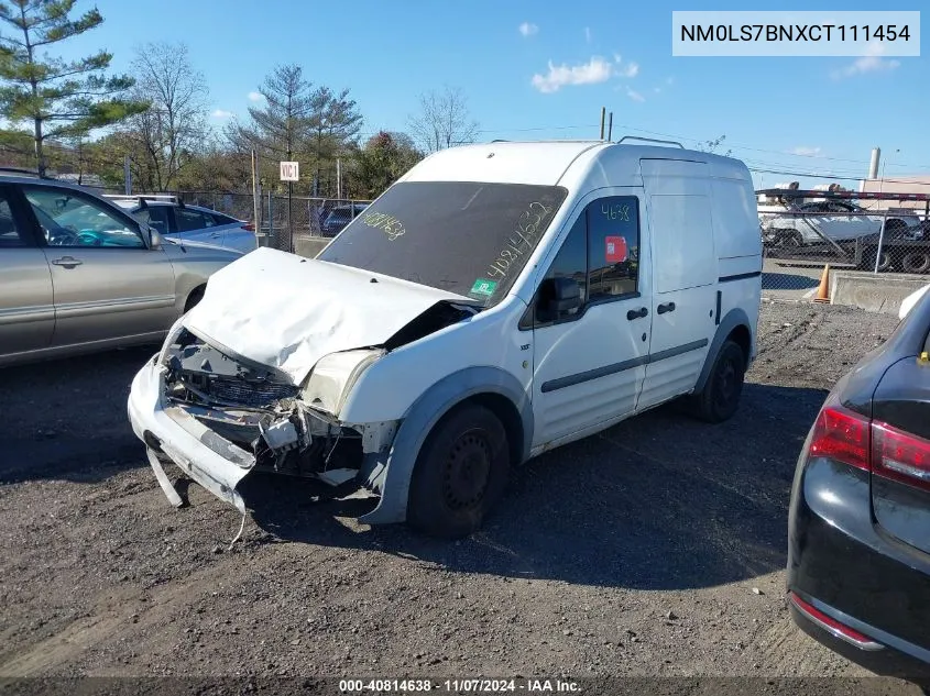 2012 Ford Transit Connect Xlt VIN: NM0LS7BNXCT111454 Lot: 40814638