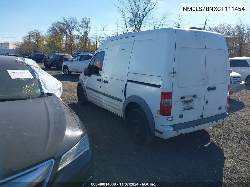 2012 Ford Transit Connect Xlt VIN: NM0LS7BNXCT111454 Lot: 40814638