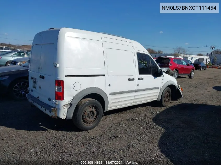 2012 Ford Transit Connect Xlt VIN: NM0LS7BNXCT111454 Lot: 40814638