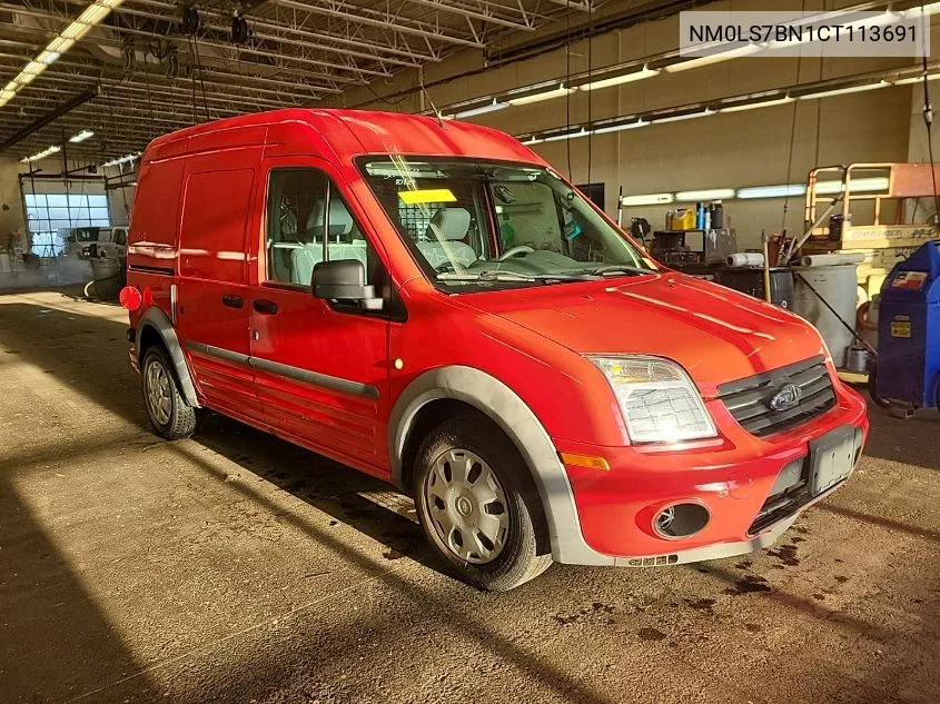 2012 Ford Transit Connect Xlt VIN: NM0LS7BN1CT113691 Lot: 40871122