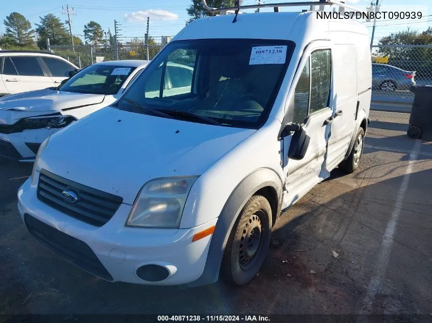 2012 Ford Transit Connect Xlt VIN: NM0LS7DN8CT090939 Lot: 40871238