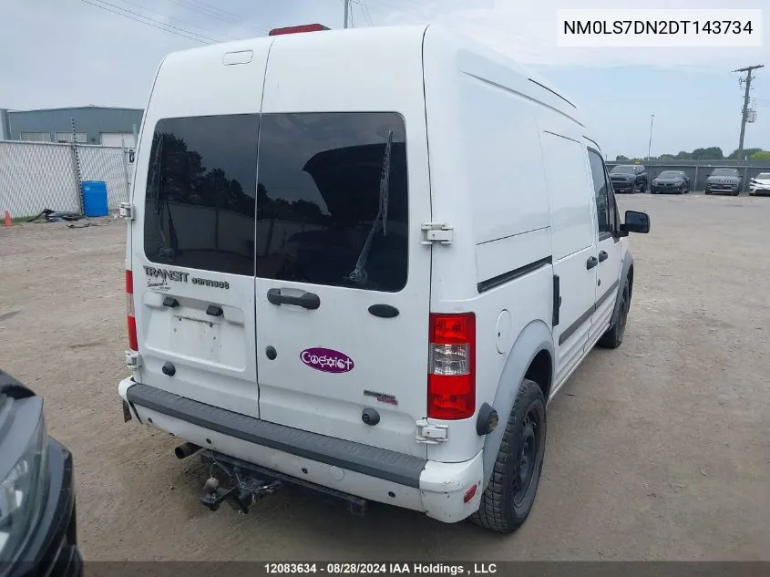 2013 Ford Transit Connect Xlt VIN: NM0LS7DN2DT143734 Lot: 12083634