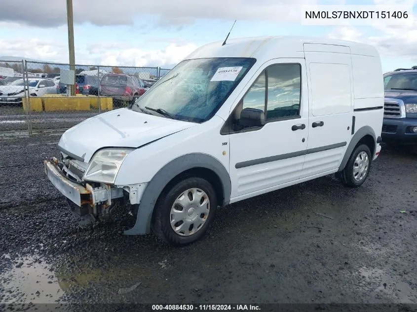 2013 Ford Transit Connect Xlt VIN: NM0LS7BNXDT151406 Lot: 40884530