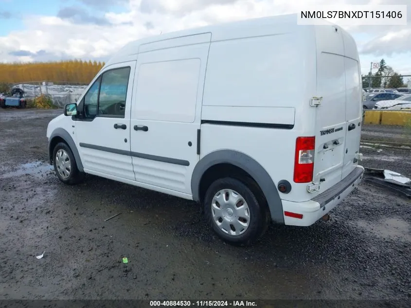 2013 Ford Transit Connect Xlt VIN: NM0LS7BNXDT151406 Lot: 40884530