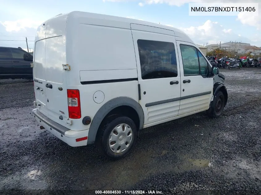 2013 Ford Transit Connect Xlt VIN: NM0LS7BNXDT151406 Lot: 40884530