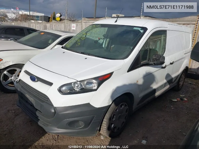 2014 Ford Transit Connect VIN: NM0LS7E71E1171988 Lot: 12150313