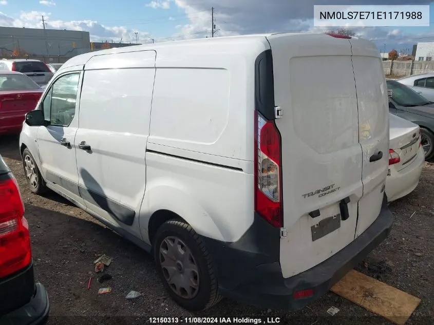 2014 Ford Transit Connect VIN: NM0LS7E71E1171988 Lot: 12150313