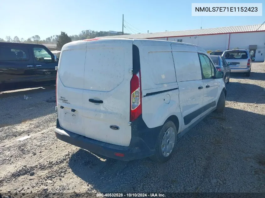 2014 Ford Transit Connect Xl VIN: NM0LS7E71E1152423 Lot: 40532528