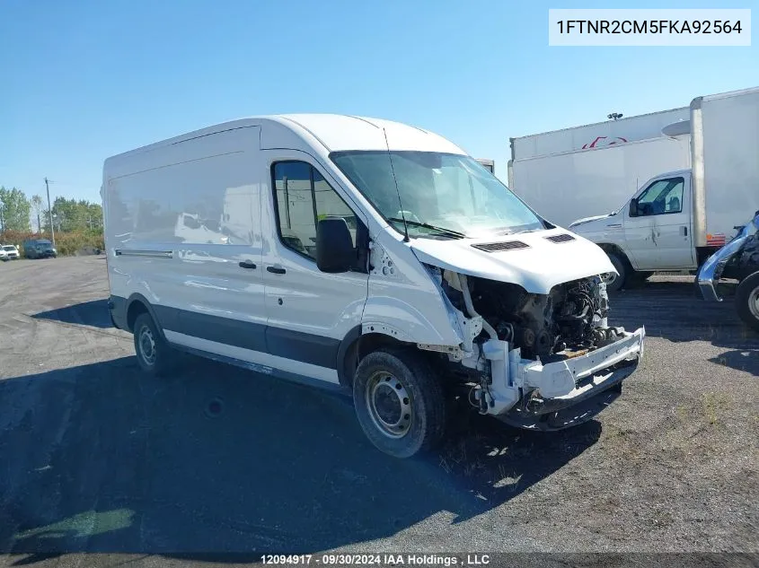 1FTNR2CM5FKA92564 2015 Ford Transit T-250