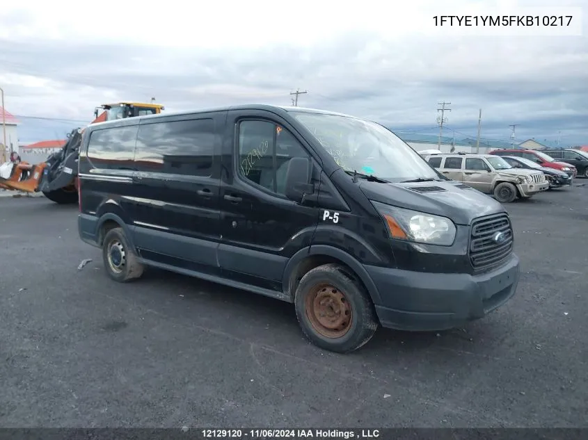 2015 Ford Transit T-150 VIN: 1FTYE1YM5FKB10217 Lot: 12129120