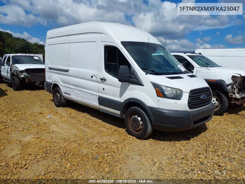 2015 Ford Transit-250 VIN: 1FTNR2XMXFKA25047 Lot: 40393008