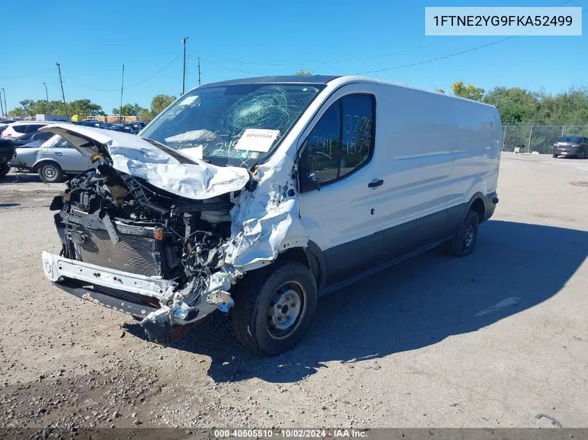 2015 Ford Transit-150 VIN: 1FTNE2YG9FKA52499 Lot: 40505510