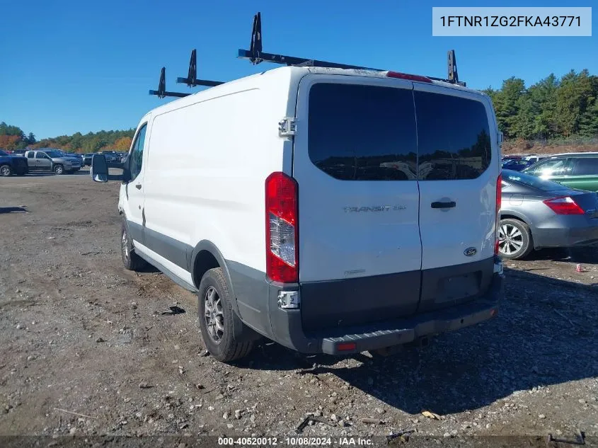 2015 Ford Transit-250 VIN: 1FTNR1ZG2FKA43771 Lot: 40520012