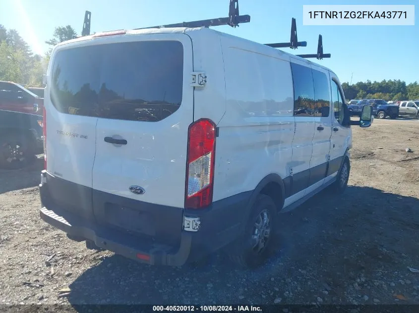 2015 Ford Transit-250 VIN: 1FTNR1ZG2FKA43771 Lot: 40520012