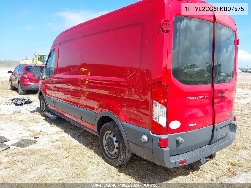 2015 Ford Transit-150 VIN: 1FTYE2CG6FKB07575 Lot: 40540746