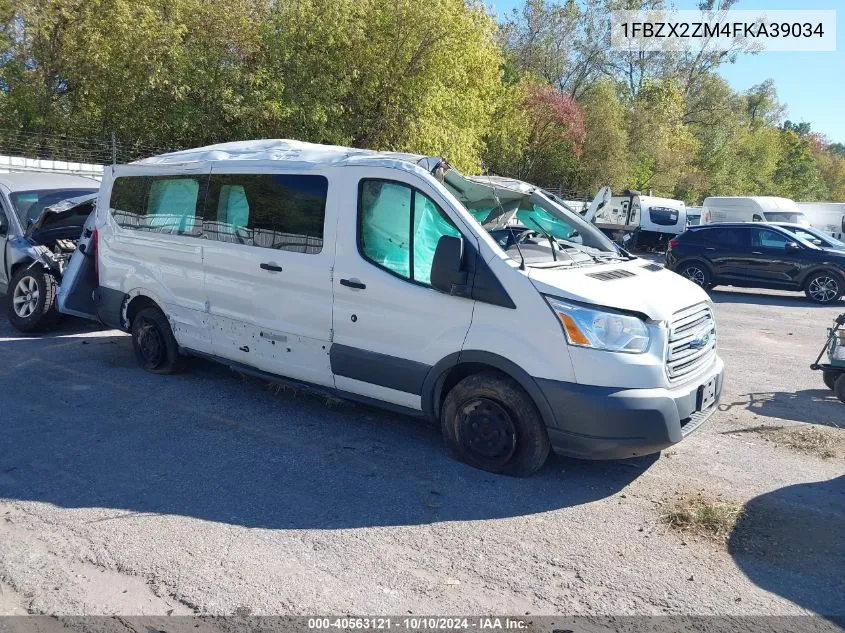 2015 Ford Transit-350 Xlt VIN: 1FBZX2ZM4FKA39034 Lot: 40563121