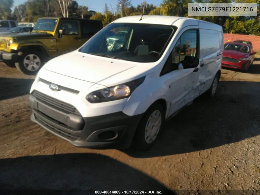 2015 Ford Transit Connect Xl VIN: NM0LS7E79F1221716 Lot: 40614809