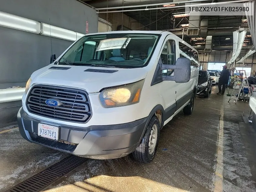 2015 Ford Transit T-350 VIN: 1FBZX2YG1FKB25980 Lot: 40628042